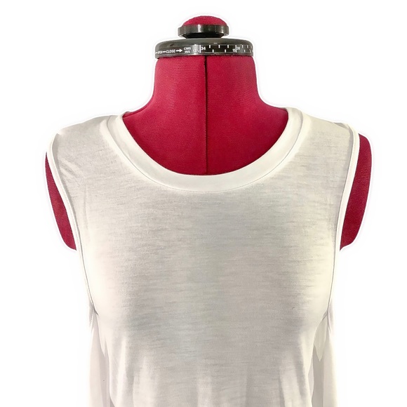 π·NWT SAM EDELMAN White Cold-Shoulder Top - Picture 5 of 9
